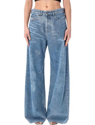 Diesel Blue Wide Leg Jeans