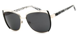 Bebe BB7249 710 Womens Sunglasses Gold Size 57