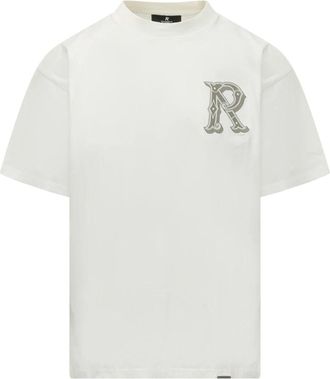 Represent Western Initial T-Shirt - Heren - T-shirts - Wit - S - Katoen - Tops