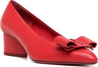 Ferragamo Viva Bow Leather Pump