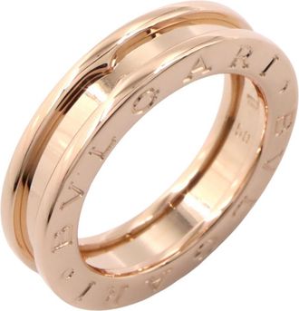 Bulgari Pink Gold Pink Gold (18K) Band Ring (Pre-Owned)