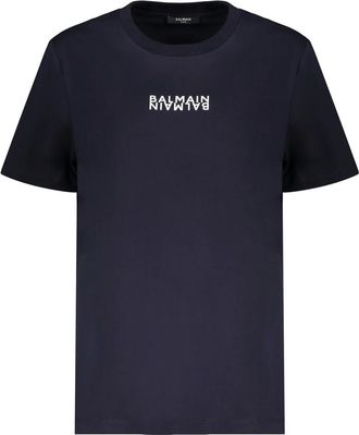 Balmain Mujer, Camisetas, Azul, Talla: XS