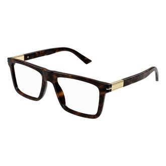 Gucci Glasses, unisex, Brown, 56 MM, Stylish Eyewear Frames