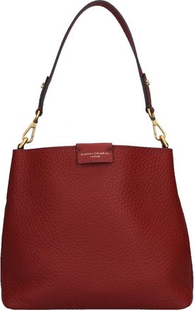 Gianni Chiarini Aretha Shoulder Bag - Dames - Schoudertassen - Rood - ONE Size - Leer - Tassen