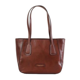 The Bridge Shoulder Bags, female, Brown, Size: ONE SIZE Classic Marrone Shopping Bag Donna
