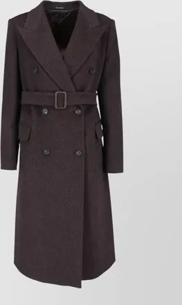 Tagliatore virgin wool double breasted coat