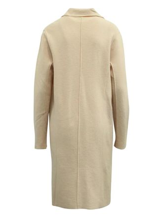 Nina Ricci virgin wool trench coat - women - Virgin Wool - S - Neutrals