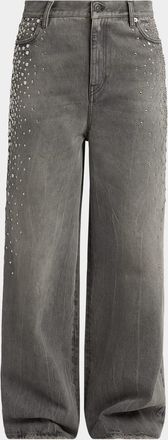 Golden Goose Journey Studded Boyfriend Jeans