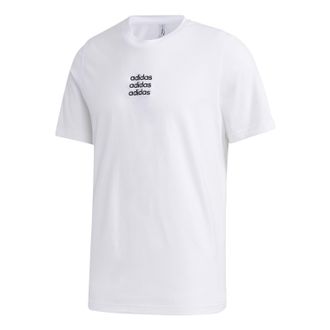 adidas neo M CTee Casual Round Neck Short Sleeve White GJ8908