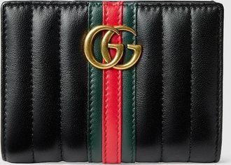 Gucci GG Marmont Small Wallet, Black, Leather