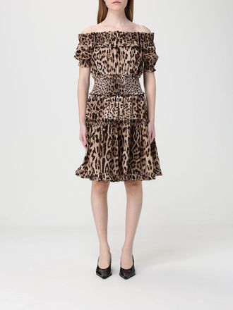 Dolce & Gabbana Abito mini Dolce & Gabbana in cotone animalier