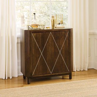 Ballard Designs Tumlin Revolving Bar Cabinet - Ballard Designs