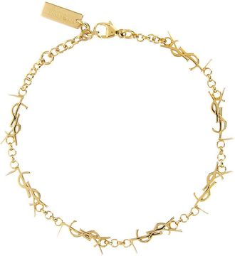 Saint Laurent Cassandre Multi-Charm Bracelet