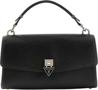 Guess Tassen, Dames, Zwart, ONE Size, Leer, Patsie Logo Crossbody Tas