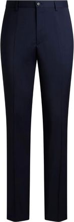 Etro button tailored wool trousers - Blue