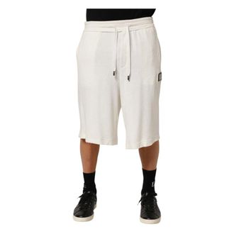 Dolce & Gabbana Long Shorts, male, White, Size: M Bermuda Shorts