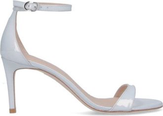Stuart Weitzman Nudist Ii 75 Slingback Sandals - Silver