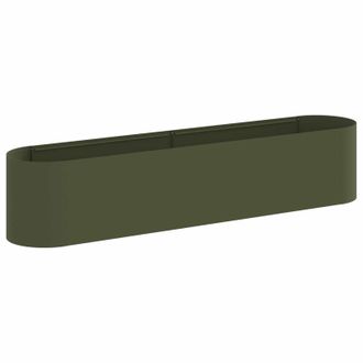 vidaXL Cama De Jard&iacute;n Elevada Verde Oliva 200 X 40 X 40 Cm Vidaxl