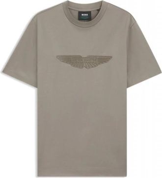 HUGO BOSS C-Taut T-Shirt - Heren - T-shirts - Grijs - L - Katoen - Tops