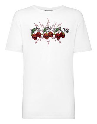 Philipp Plein T-shirt Round Neck SS Cherries