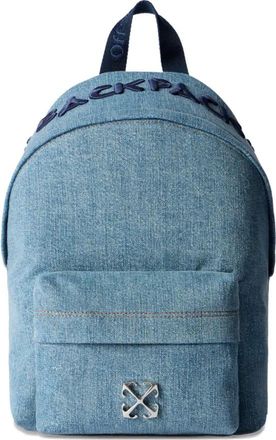 Off-white Zaino denim Jitney Quote - Blu