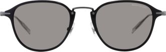 Montblanc Grey Oval Mens Sunglasses MB0155S 008 51