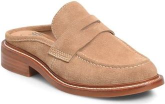 S&ouml;fft Monique Penny Loafer Mule in Desert at Nordstrom, Size 8.5
