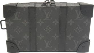 Louis Vuitton Pre-owned Monogram Eclipse Schoudertas - Dames - Vintage Clutch - Zwart - ONE Size - Leer - Vintage