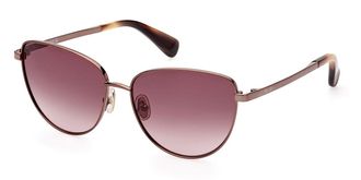 Max Mara MM0053 38F Womens Sunglasses Gold Size 57