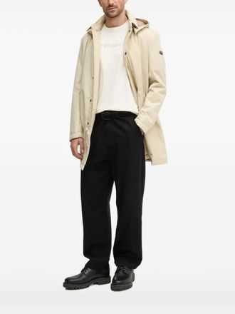 Hackett hooded buttoned jacket - Neutrals