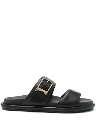 サンダル・ミュール SANTONI DAHLIA SLIDE SANDALS IN SMOOTH LEATHER 76aj3c15cpy03564.jpg