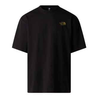 The North Face Outdoor Tops, male, Black, Size: XL Plant & Flora Oversize T-shirt