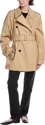 Burberry Short Gabardine Trench Coat