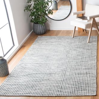Safavieh Vermont Hand Made Area Rug, Grey / Ivory Contemporary Style
