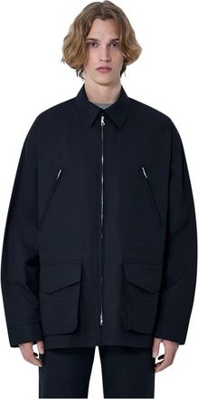 Rier Light Jackets, male, Black, Size: S Zip-Up Jacket