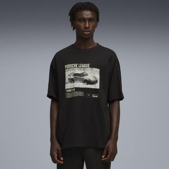 Puma T-shirt con grafica PUMA x PORSCHE LEGACY 2 da uomo, Abbigliamento, Nero, XL