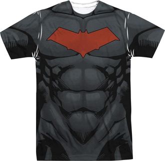 Gildan Batman Red Hood Style 2 (Front/Back Print) Short Sleeve Adult Poly Crew Tee / T-Shirt