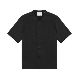 Les Deux Short Sleeve Shirts, male, Black, Size: M Hector Pliss&eacute; Shirt