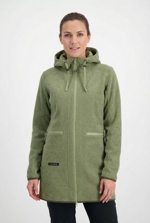 Icepeak Fleecejacke ICEPEAK AMES, Damen, Gr. XXL, light gr&uuml;n, Obermaterial: 100% Polyester, Jacken Fleecejacke