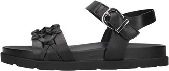 Gabor Sandalen 600 - Dames - Sandalen - Zwart - 42 EU - Leer - Schoenen
