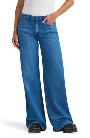 Wrangler Worldwide Mid Rise Wide Leg Jeans in Lasso Twilight at Nordstrom, Size 32
