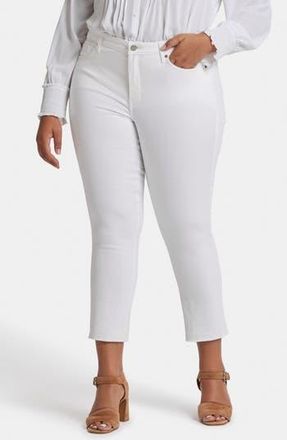 NYDJ Sheri Fray Hem Crop Jeans in Optic White at Nordstrom Rack, Size 14W