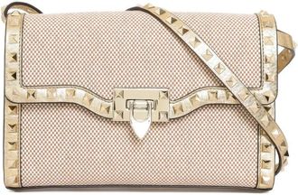 Valentino Garavani Borsa a tracolla Rockstud con decorazione - Toni neutri