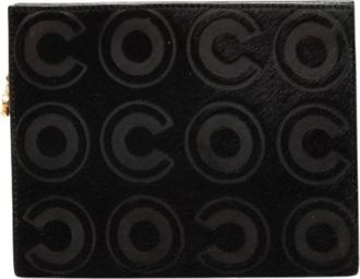 Chanel Pre-owned Clutches, female, Black, Size: ONE SIZE Pre-owned Pony Hair Clutch