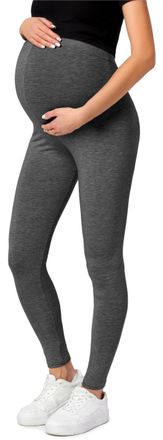 Be Mammy Womans Maternity Leggings Tights BE20-230 (Dark Melange, 3XL)