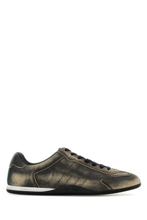Gucci Black Leather Sneakers