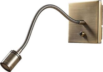Lindby L&aacute;mpara De Pared Led mayar En Bronce Metal - Lindby