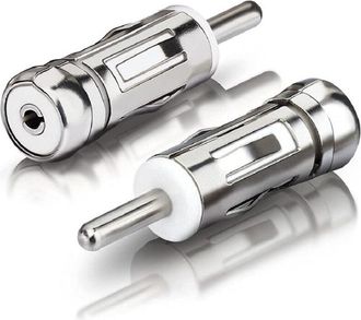 Trade Shop Trade Shop - 2pz Adattatore Antenna Autoradio Auto Universal Connettore Presa Iso A Spina Din
