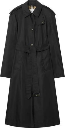 Burberry Trench con cintura - Nero