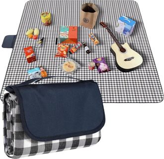OEM Manta De Picnic - Impermeable - Aislante - 200 X 200 Cm - Plegable Con Cierre De Velcro - Resistente A Rasgados - Tela Oxford